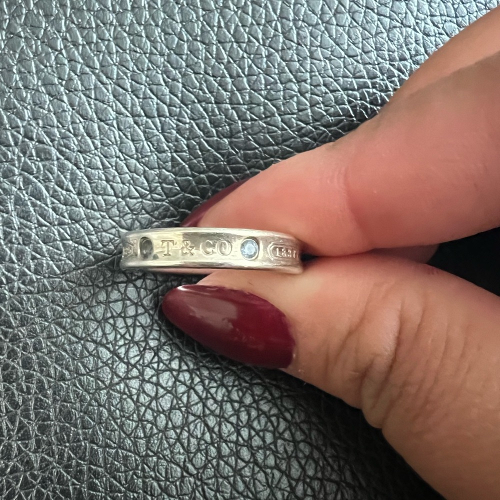 Tiffany co ring lightly worn, just needs to be cleaned & will be good as new
